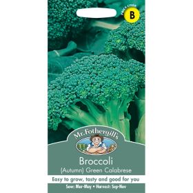 Broccoli (Autumn) Green Calabrese Seeds